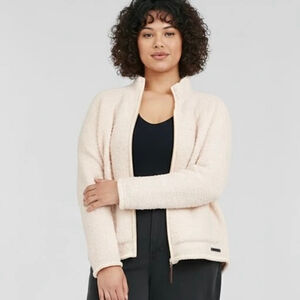 Natural Reflections Sherpa Sweater Natural Size 2X